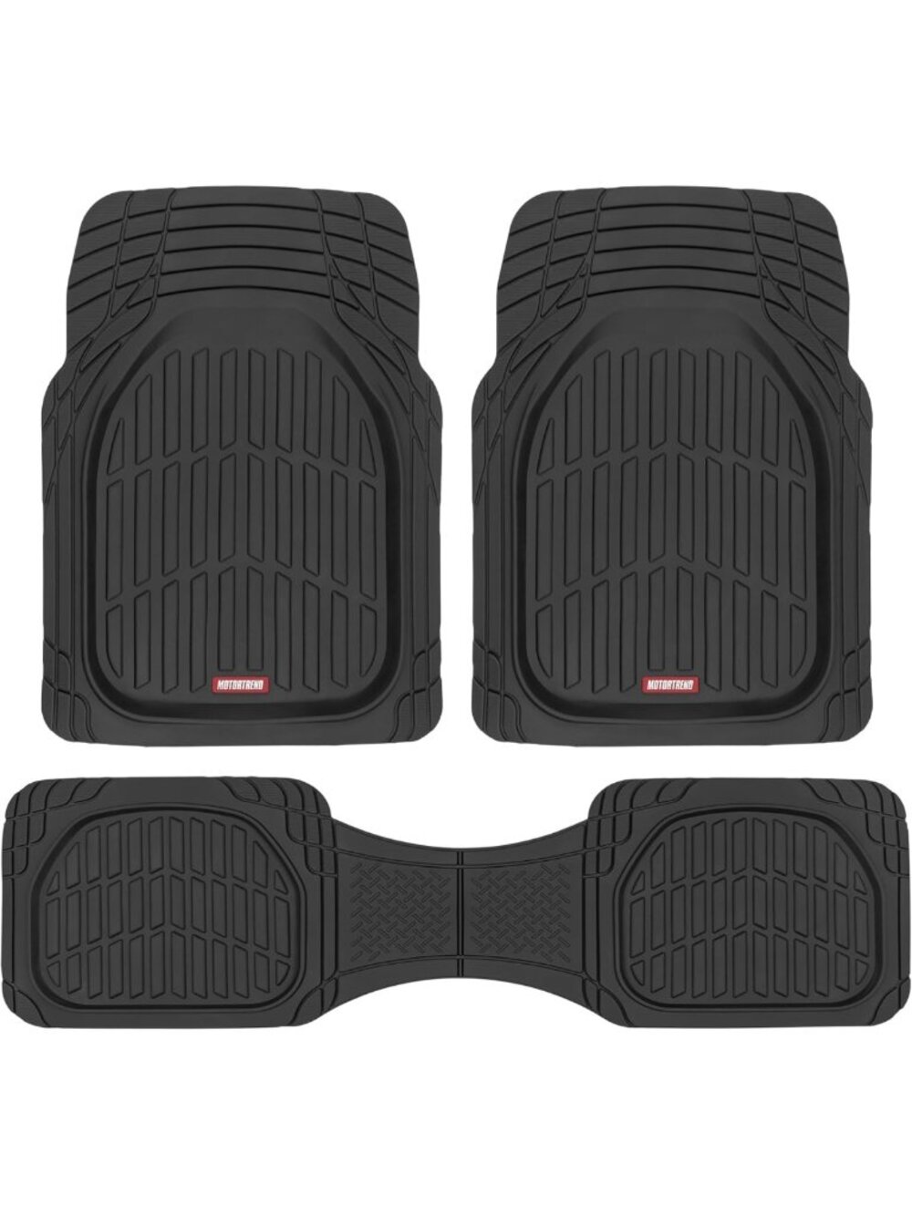 All-Weather Deep Dish Floor Mats for Cars, Trucks & SUVs - Waterproof